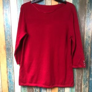 Karen Scott Ballet Neck Top